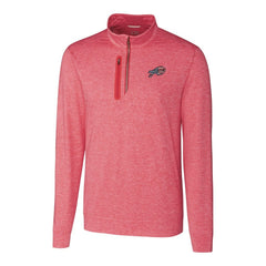 Cutter & Buck Americana Stealth Quarter-Zip Pullover Top - Buffalo Bills Pullover