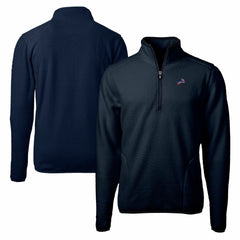 Cutter & Buck Big & Tall Cascade Eco Sherpa Fleece Quarter-Zip Pullover Jacket - Detroit Lions Pullover