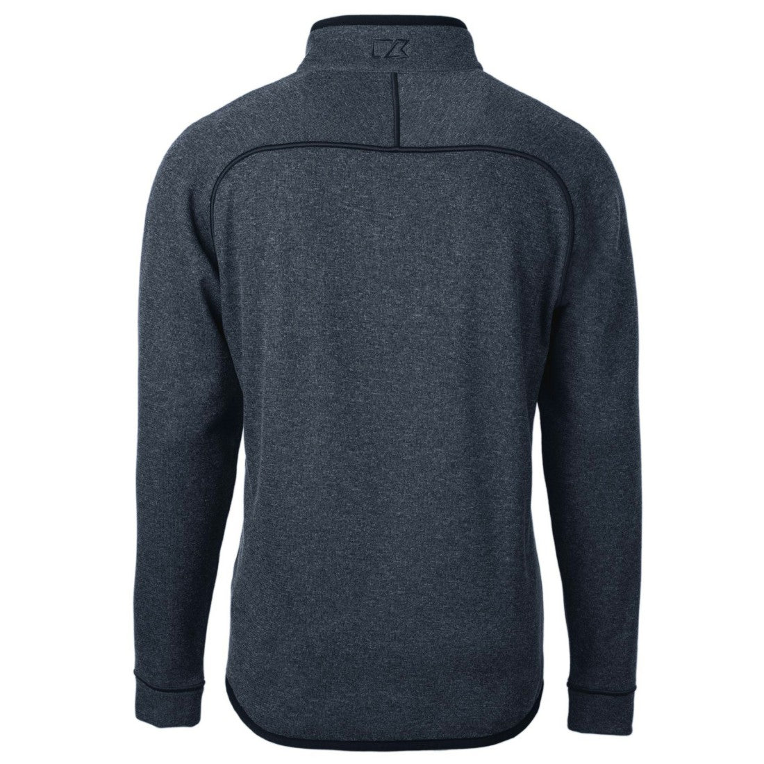 Cutter & Buck Big & Tall Mainsail Sweater Knit Half-Zip Pullover Jacket - Detroit Lions Pullover