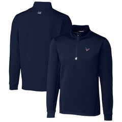 Cutter & Buck Big & Tall Traverse Stretch Quarter-Zip Pullover Top - Houston Texans Pullover
