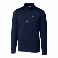Cutter & Buck Big & Tall Traverse Stretch Quarter-Zip Pullover Top - Houston Texans Pullover