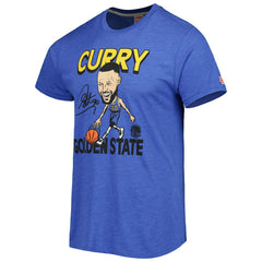 Stephen Curry Golden State Warriors Homage Player Caricature Tri-Blend T-Shirt sale