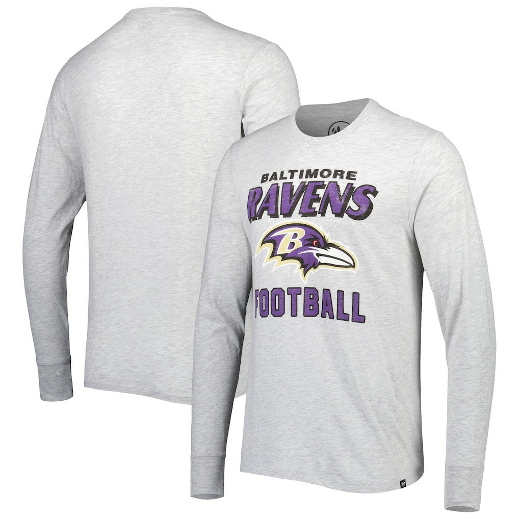 '47 Dozer Franklin Long Sleeve T-Shirt - Baltimore Ravens T-shirts