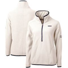 Cutter & Buck Women's Americana Cascade Eco Sherpa Fleece Half-Zip Pullover Jacket - San Francisco 49ers Pullover