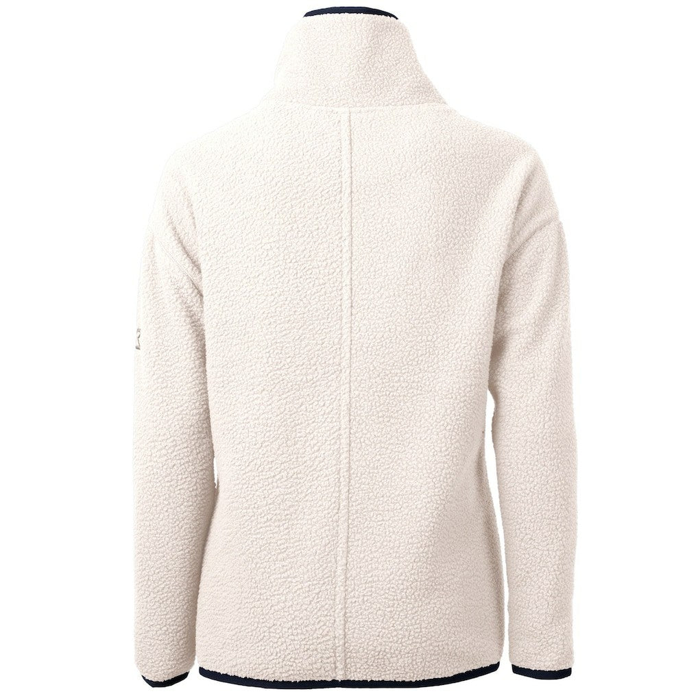 Cutter & Buck Women's Americana Cascade Eco Sherpa Fleece Half-Zip Pullover Jacket - San Francisco 49ers Pullover