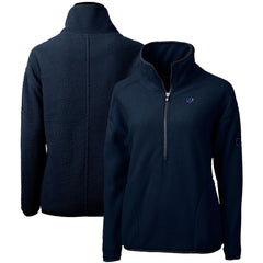 Cutter & Buck Women's Americana Cascade Eco Sherpa Fleece Half-Zip Pullover Jacket - Cincinnati Bengals Pullover