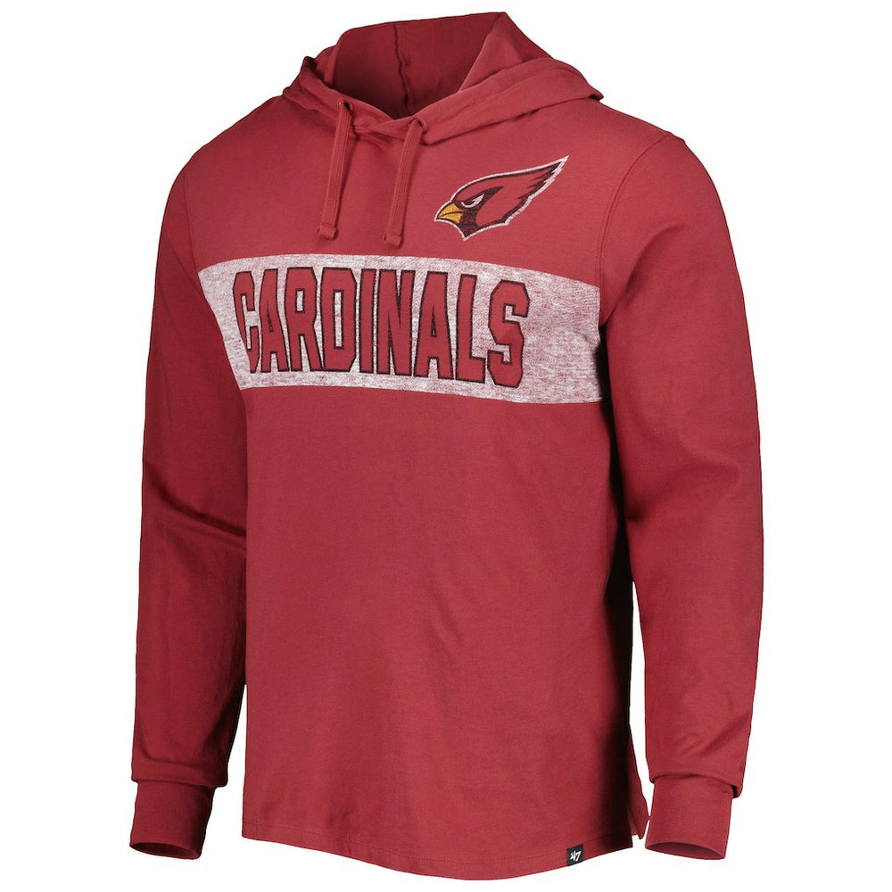 '47 Field Franklin Hooded Long Sleeve T-Shirt - Arizona Cardinals T-shirts