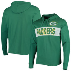 '47 Field Franklin Hooded Long Sleeve T-Shirt - Green Bay Packers T-shirts