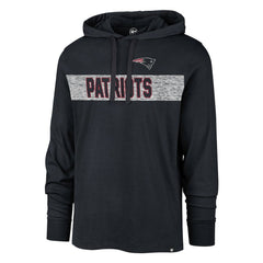 '47 Field Franklin Hooded Long Sleeve T-Shirt - New England Patriots T-shirts