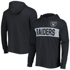 '47 Field Franklin Hooded Long Sleeve T-Shirt - Las Vegas Raiders T-shirts