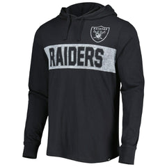 '47 Field Franklin Hooded Long Sleeve T-Shirt - Las Vegas Raiders T-shirts