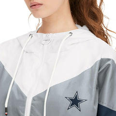 Tommy Hilfiger Women's Staci Half-Zip Hoodie Windbreaker Jacket - Dallas Cowboys Hoodies