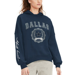 Tommy Hilfiger Women's Becca Dropped Shoulders Pullover Hoodie - Dallas Cowboys Hoodies