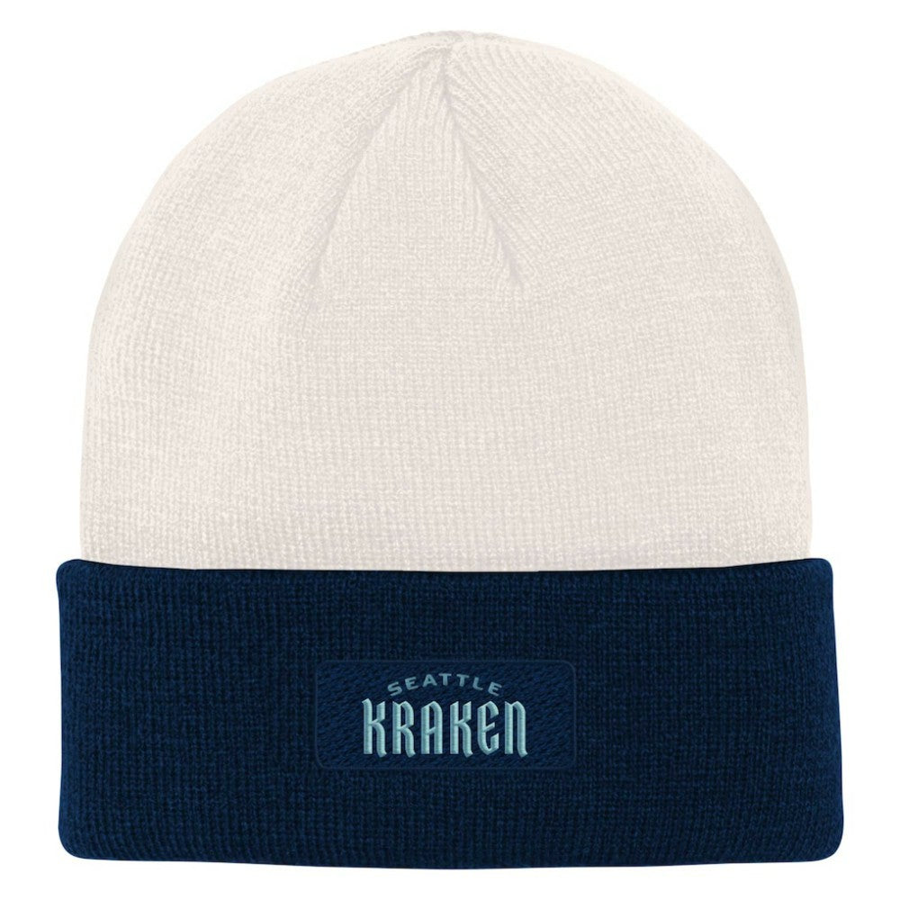 NHL Seattle Kraken Youth Logo Cuffed Knit Hat