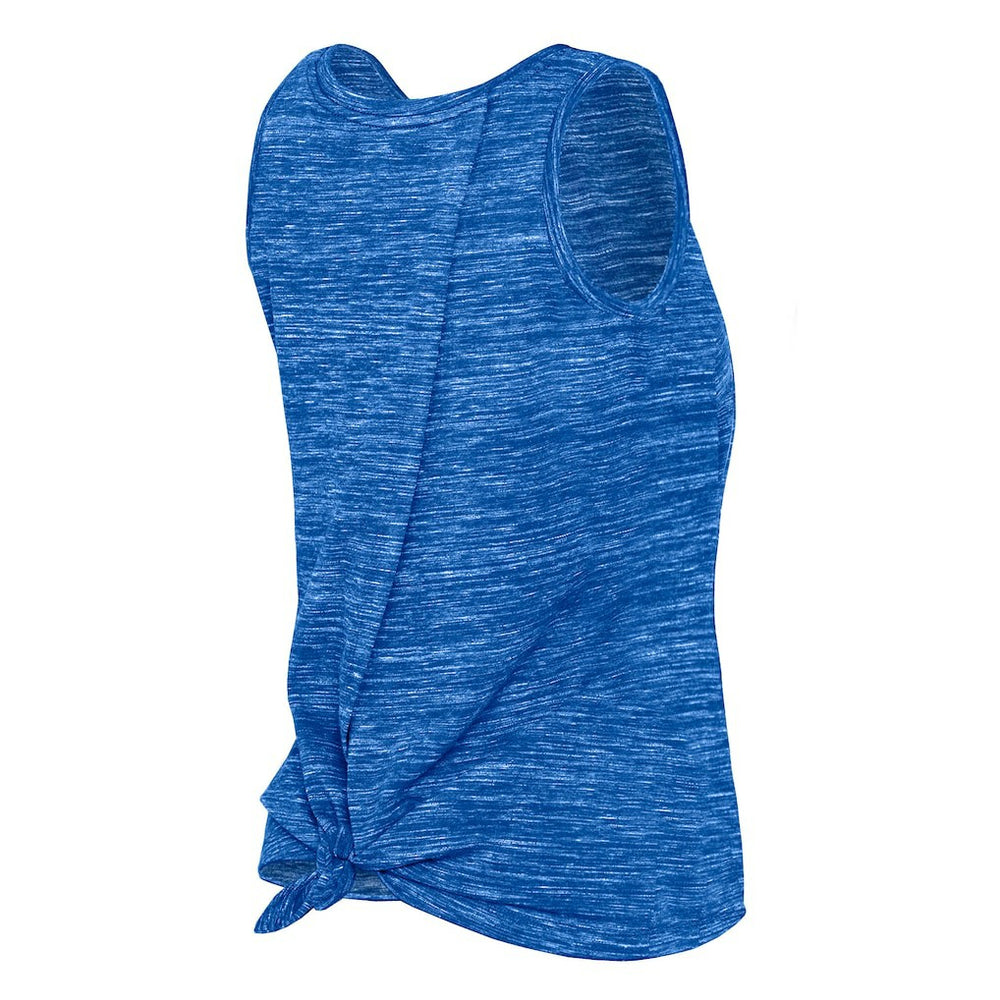 Women's Space Dye Tie-Back Tank Top - Los Angeles Rams Tops