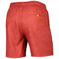 Red Los Angeles Angels Tommy Bahama Naples Layered Leaves Swim Trunks