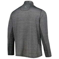 Charcoal Chicago Cubs Tommy Bahama Delray IslandZone Half-Zip Top