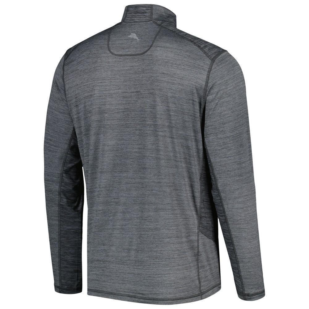 Gray New York Mets Tommy Bahama Delray IslandZone Half-Zip Top