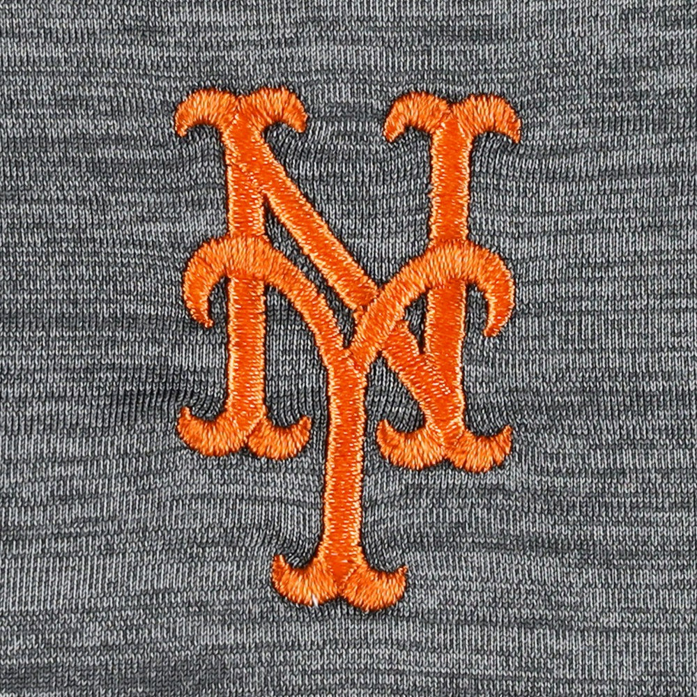 Gray New York Mets Tommy Bahama Delray IslandZone Half-Zip Top