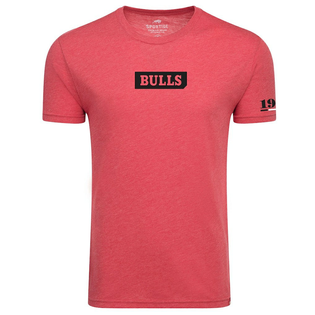 Chicago Bulls Sportiqe Unisex 1966 Collection Comfy Tri-Blend T-Shirt sale