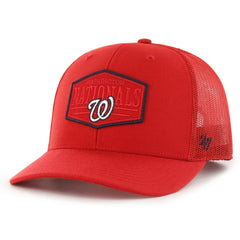 Red Washington Nationals '47 Ridgeline Tonal Patch Trucker Adjustable Hat