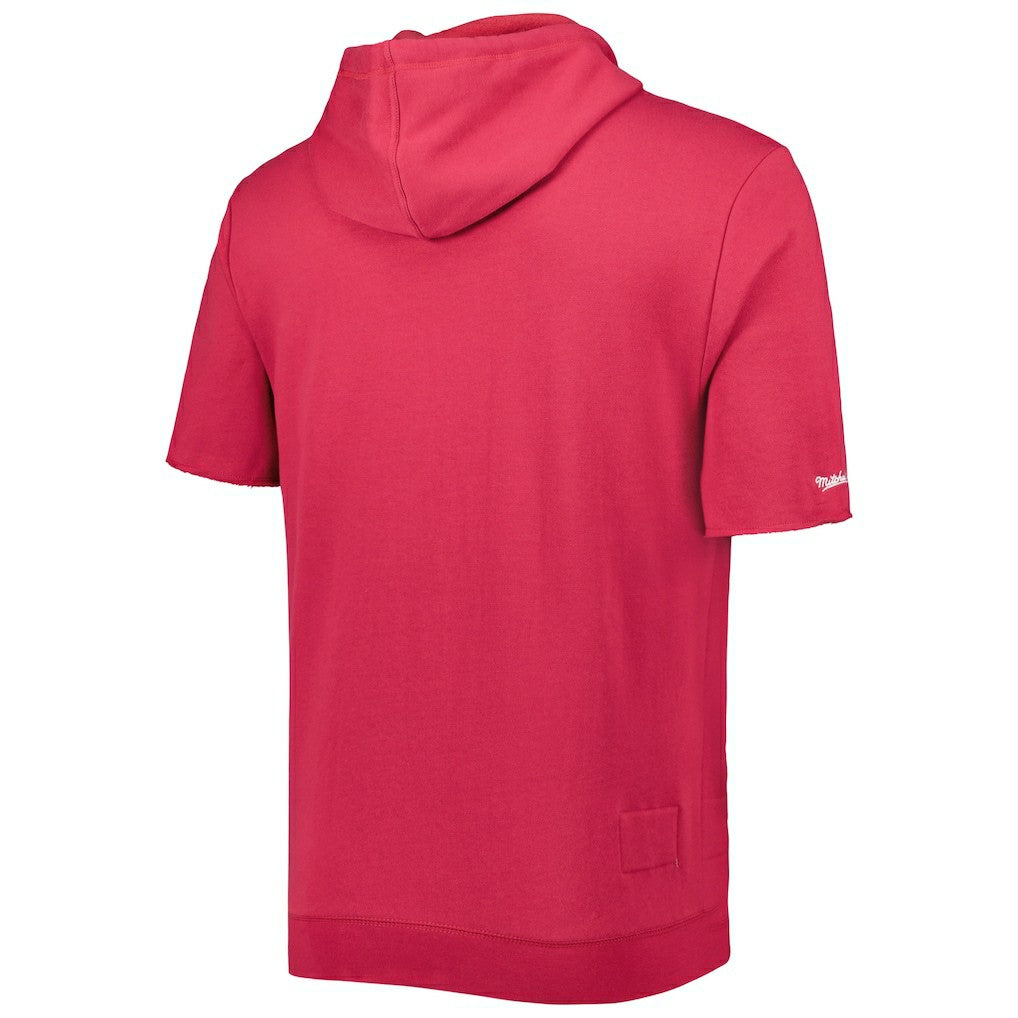 Washed Short Sleeve Pullover Hoodie - Arizona Cardinals Hoodies