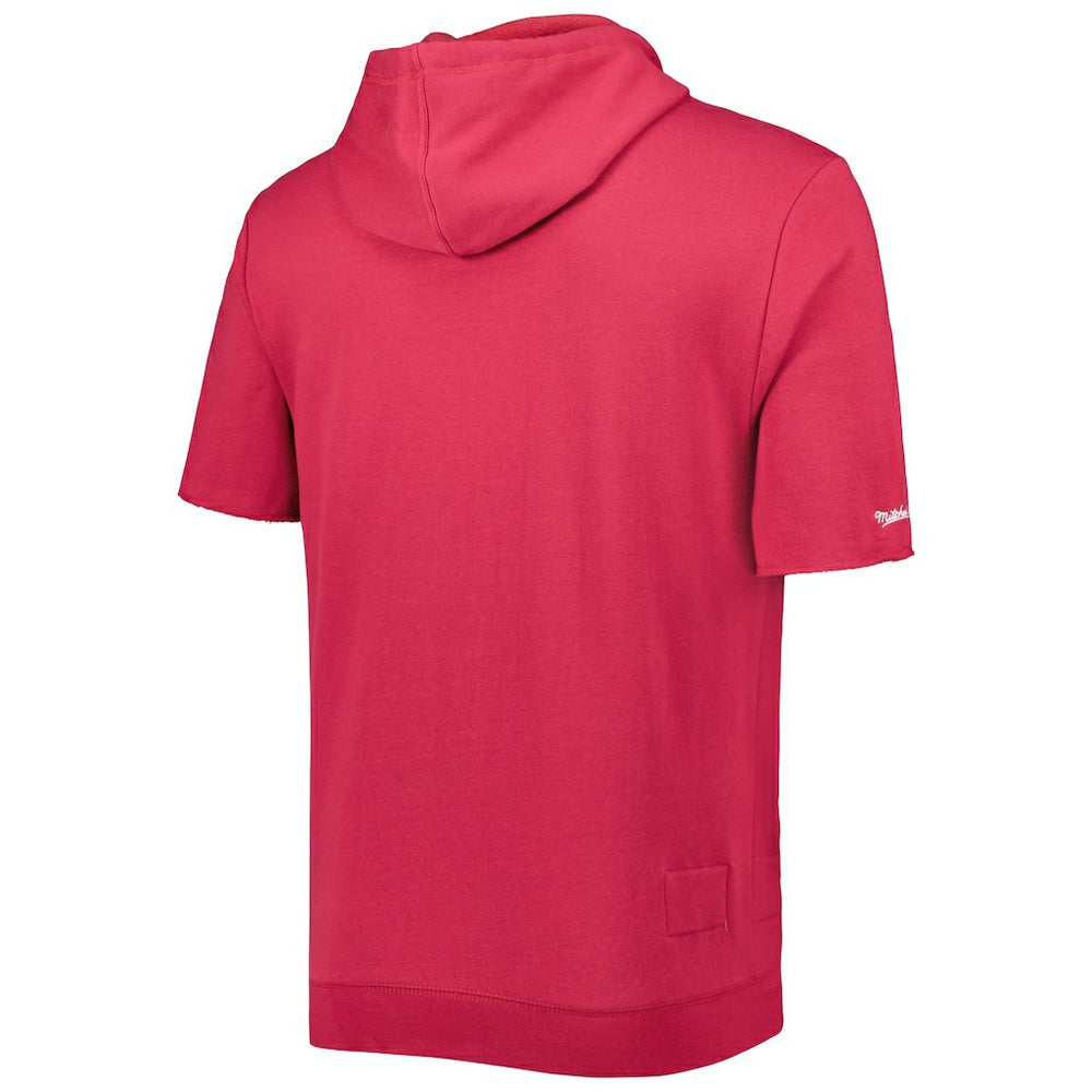 Washed Short Sleeve Pullover Hoodie - Arizona Cardinals Hoodies