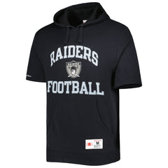 Washed Short Sleeve Pullover Hoodie - Las Vegas Raiders Hoodies
