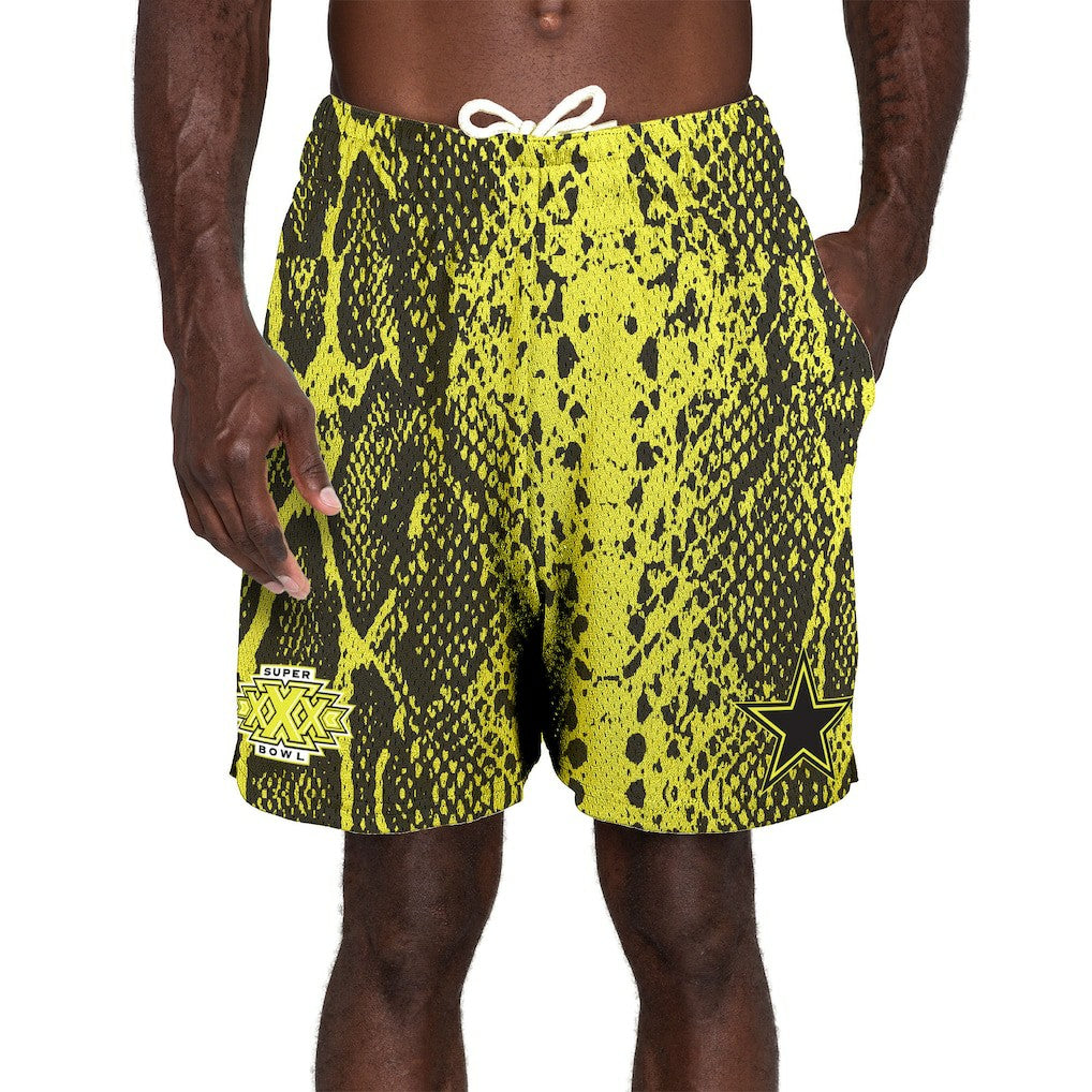 Super Bowl XXX Summer Pop Shorts - Dallas Cowboys Shorts