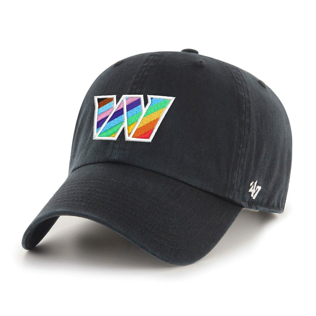 '47 Logo Pride Clean Up Adjustable Hat - Washington Commanders Hats