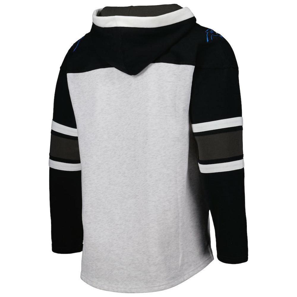 '47 Gridiron Lace-Up Pullover Hoodie - Carolina Panthers Hoodies