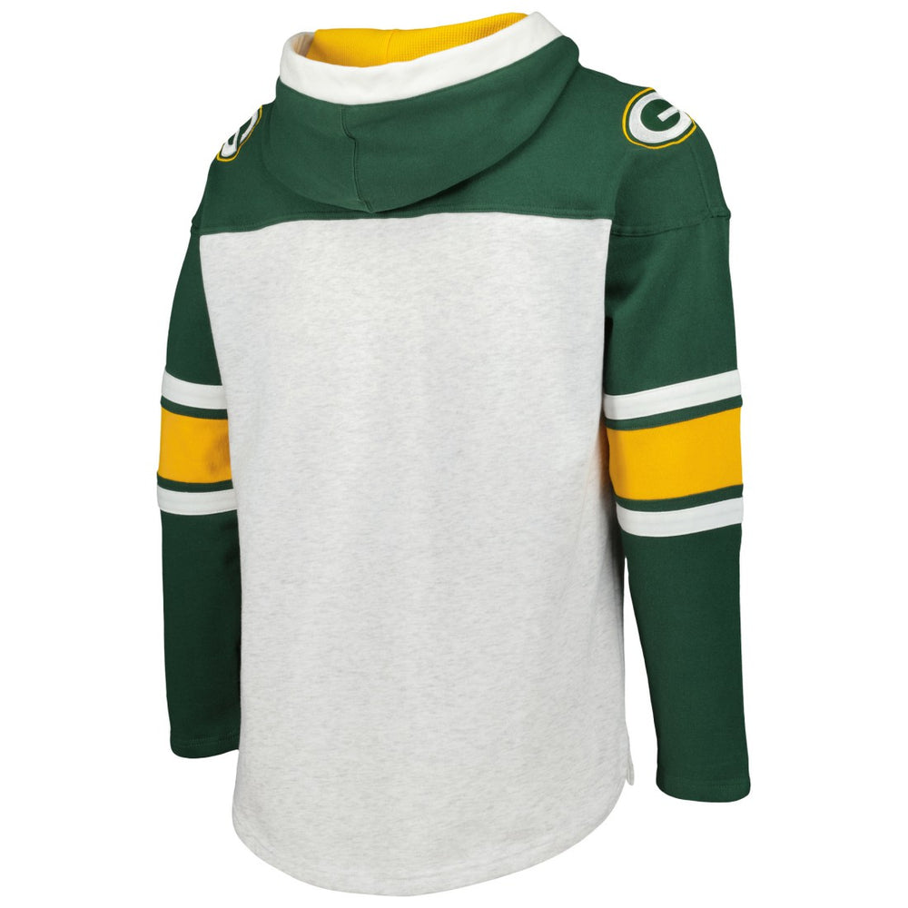 '47 Gridiron Lace-Up Pullover Hoodie - Green Bay Packers Hoodies