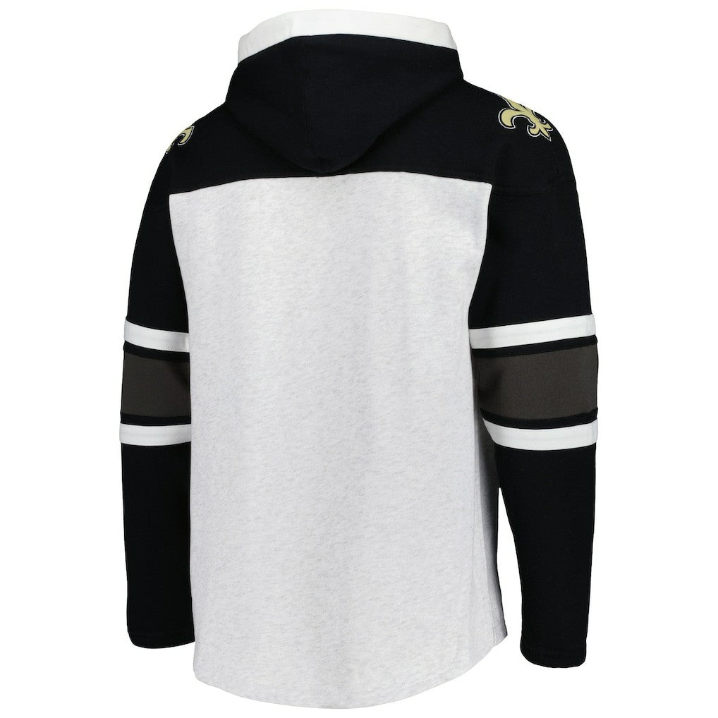 '47 Gridiron Lace-Up Pullover Hoodie - New Orleans Saints Hoodies