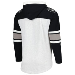 '47 Gridiron Lace-Up Pullover Hoodie - Las Vegas Raiders Hoodies