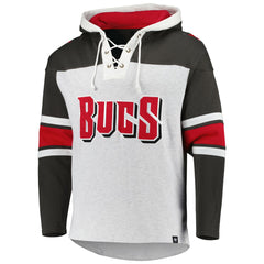 '47 Gridiron Lace-Up Pullover Hoodie - Tampa Bay Buccaneers Hoodies