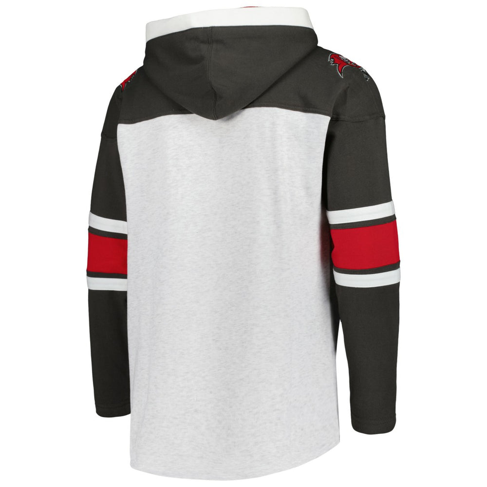 '47 Gridiron Lace-Up Pullover Hoodie - Tampa Bay Buccaneers Hoodies