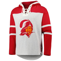 '47 Historic Logo Gridiron Lace-Up Pullover Hoodie - Tampa Bay Buccaneers Hoodies