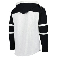 '47 Historic Logo Gridiron Lace-Up Pullover Hoodie - Pittsburgh Steelers Hoodies