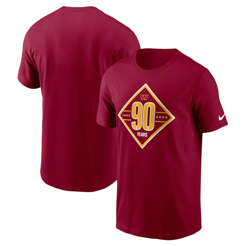 90th Anniversary T-Shirt - Washington Commanders T-shirts