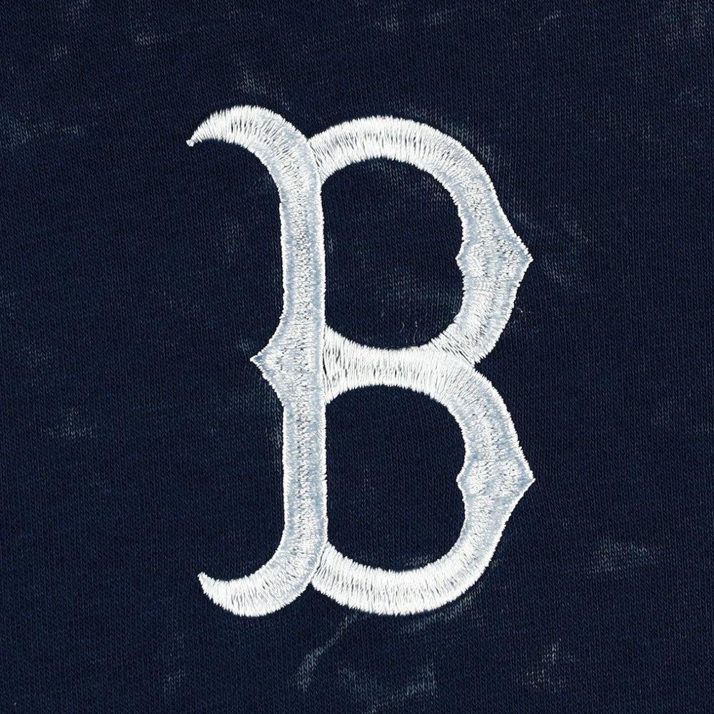 Navy Boston Red Sox The Wild Collective Women's Marble Pullover Hoodie