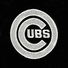 Black Chicago Cubs The Wild Collective Women's Marble Pullover Hoodie