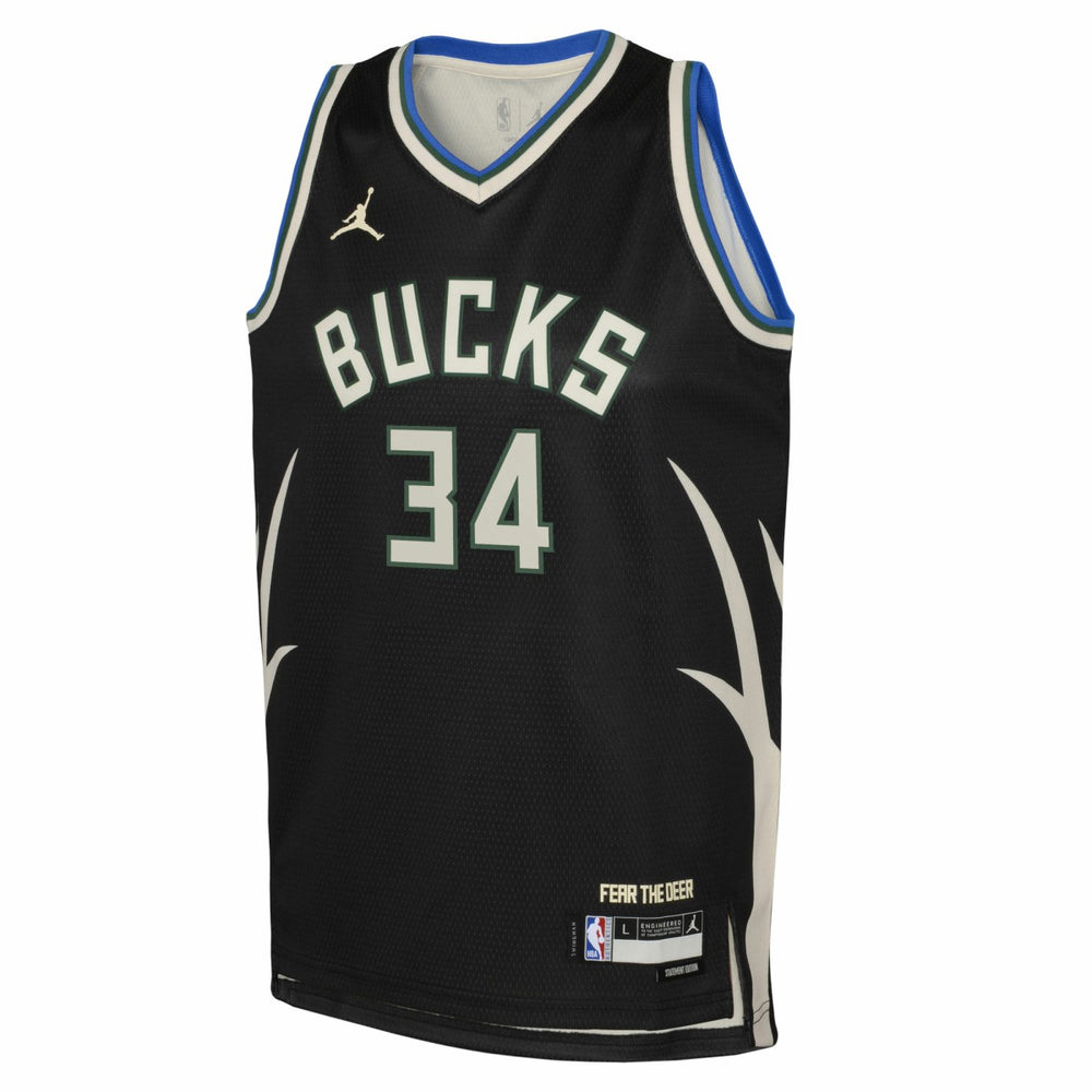 Giannis Antetokounmpo Milwaukee Bucks Jordan Brand Youth Swingman Jersey