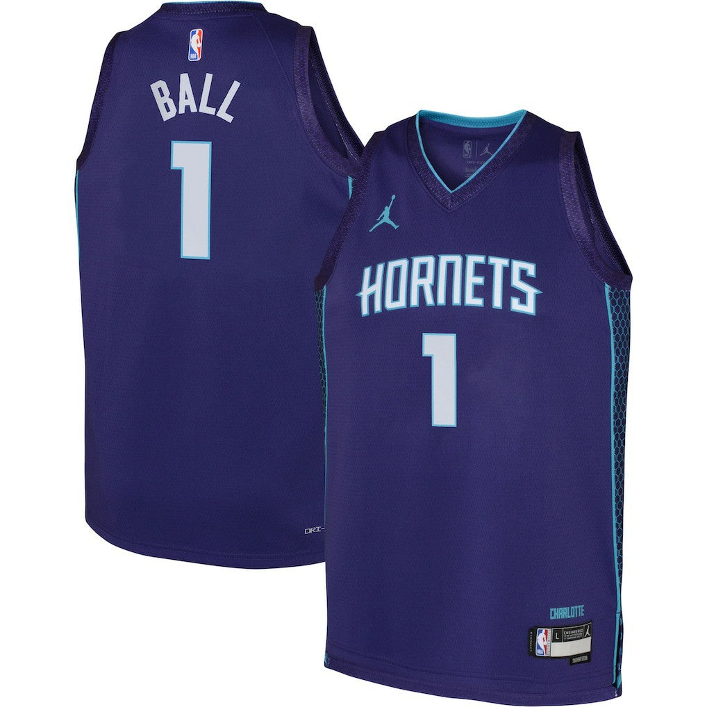 LaMelo Ball Charlotte Hornets Jordan Brand Youth Swingman Jersey