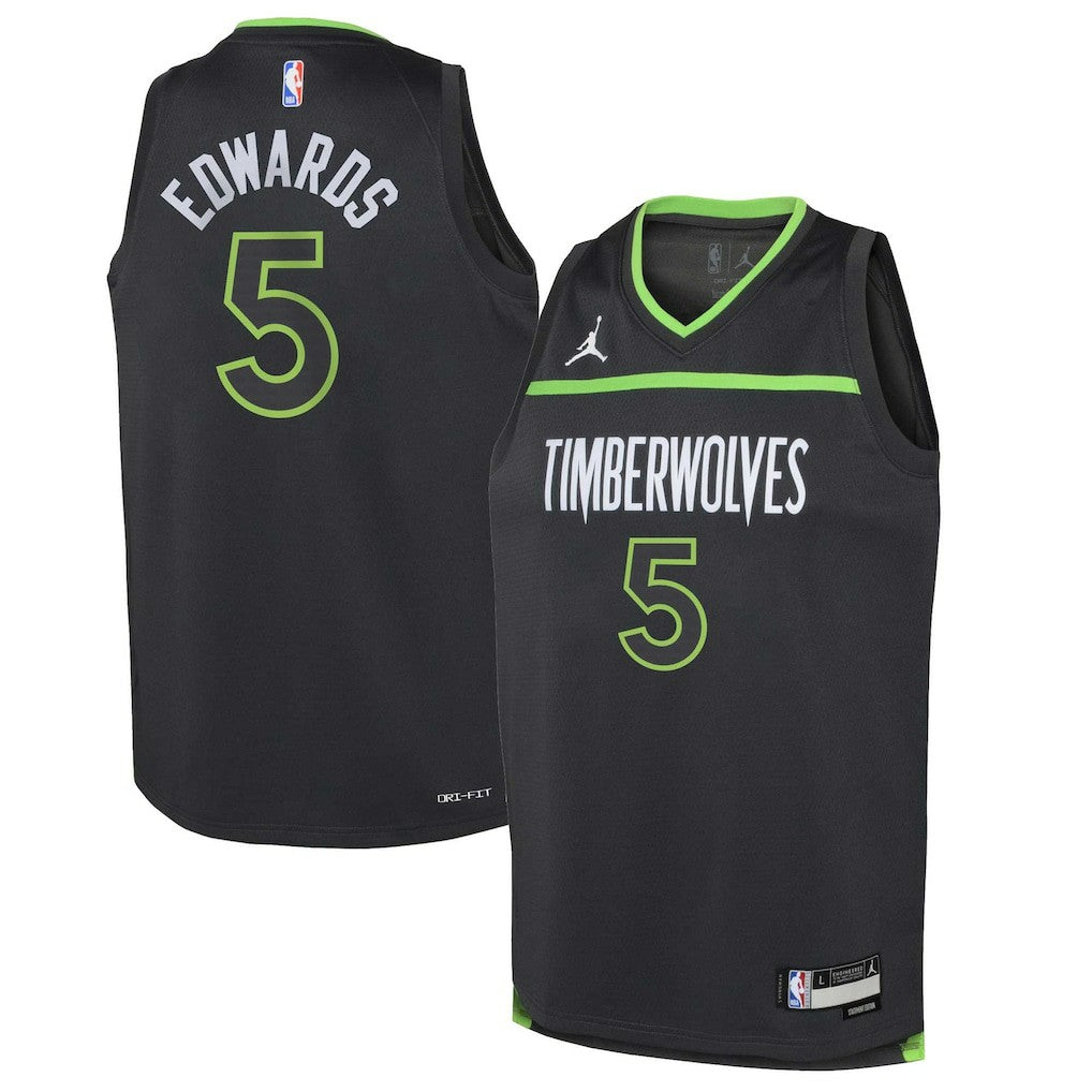 Anthony Edwards Minnesota Timberwolves Jordan Brand Youth Swingman Jersey