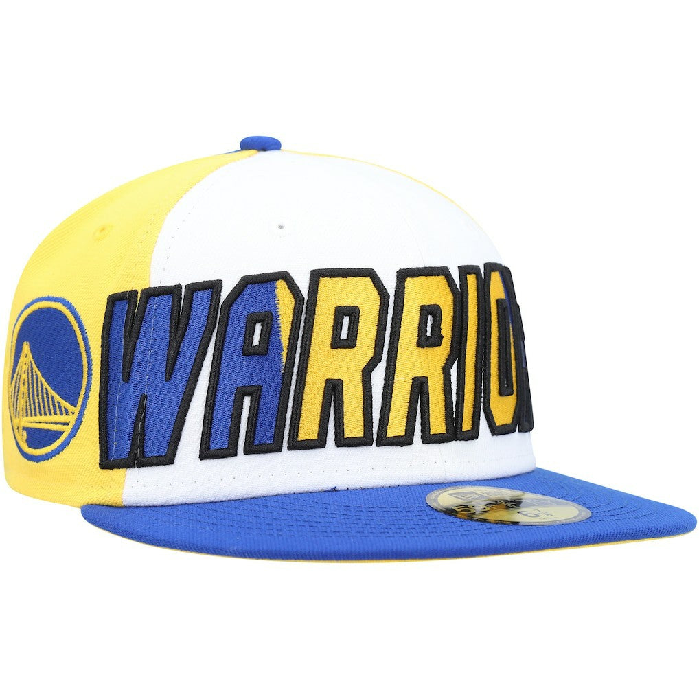 New Era Golden State Warriors Back Half 9FIFTY Fitted Hat sale