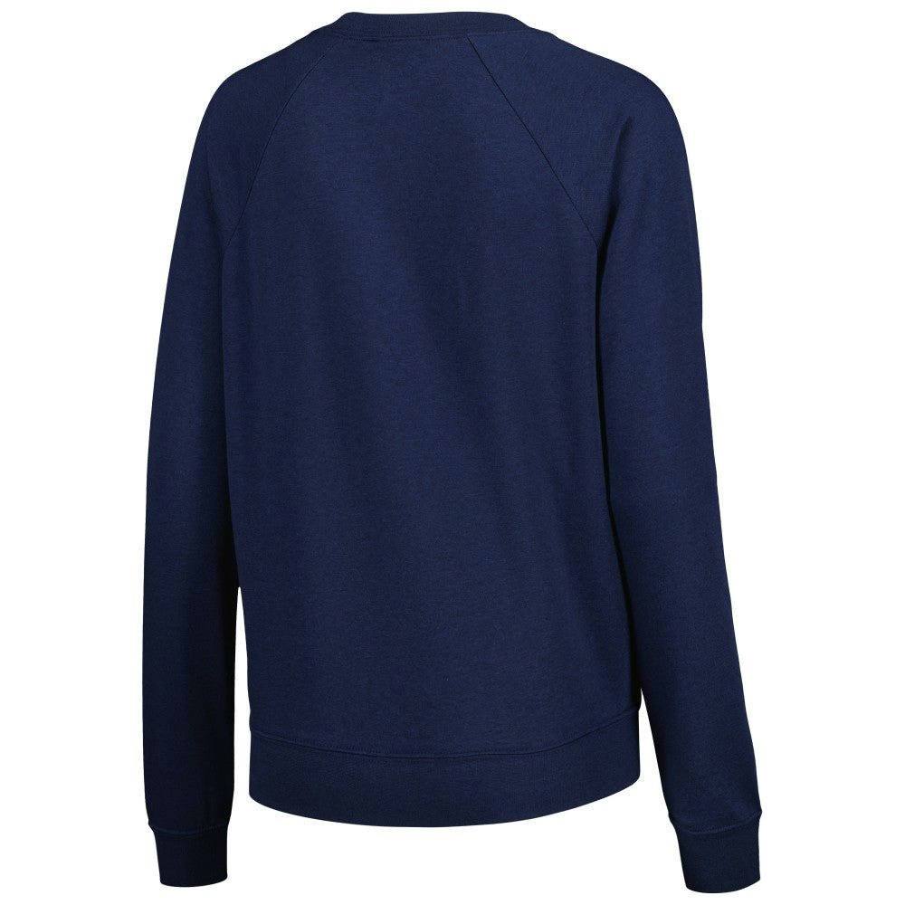 Club America Women's Lockup Varsity Tri-Blend Raglan Pullover Sweatshirt