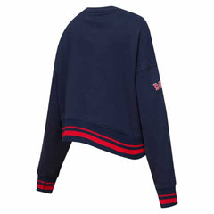 Navy Boston Red Sox Pro Standard Women's Mash Up Pullover Sweatshirt