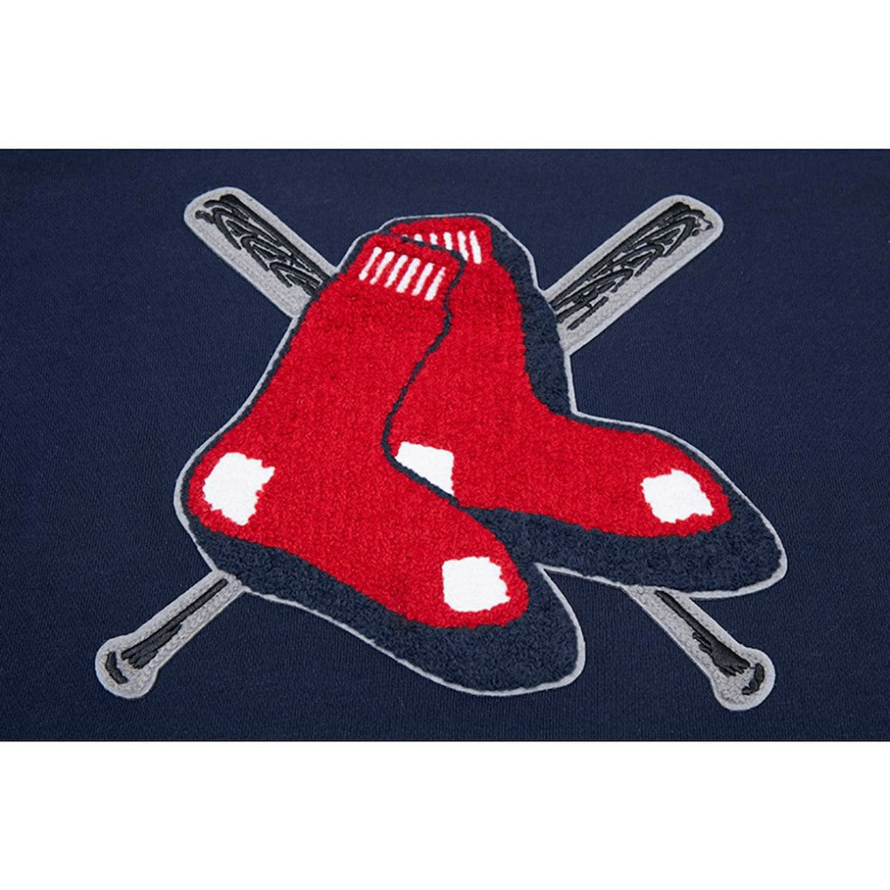 Navy Boston Red Sox Pro Standard Women's Mash Up Pullover Sweatshirt