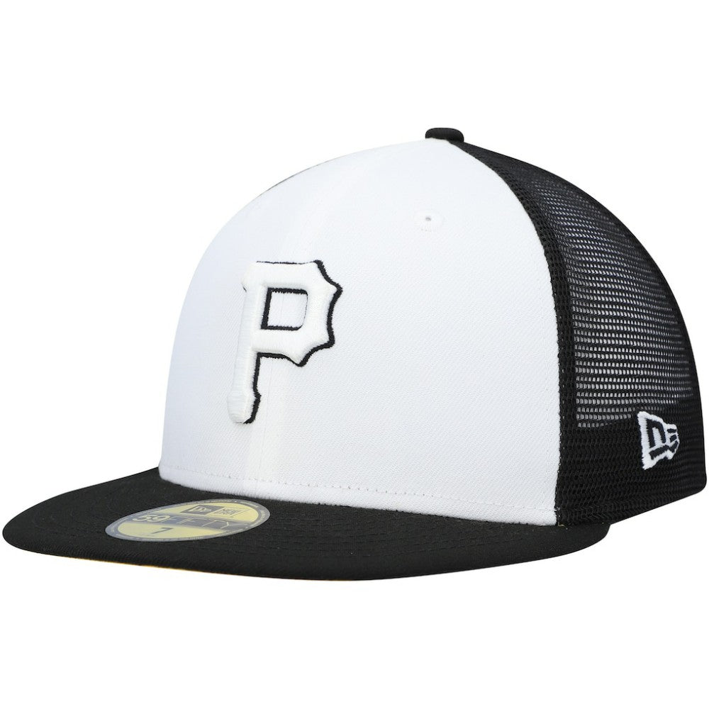 White/Black Pittsburgh Pirates New Era 2023 On-Field Batting Practice 59FIFTY Fitted Hat