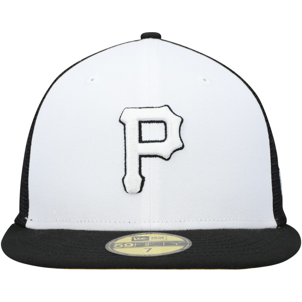 White/Black Pittsburgh Pirates New Era 2023 On-Field Batting Practice 59FIFTY Fitted Hat